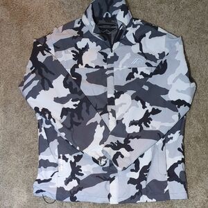 Vintage Men's Urban Camouflage Field Jacket By OTU Size Large Asking Price $50